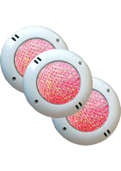 8 Watt Smd LED Kırmızı Mini Sıva Üstü Havuz Lambası 3 Adet