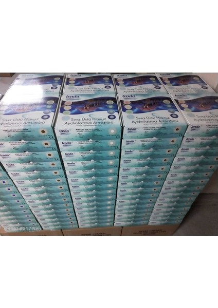 18 Watt Mavi Smd LED Sıva Üstü Havuz Lambası 18W 12 Volt Tem