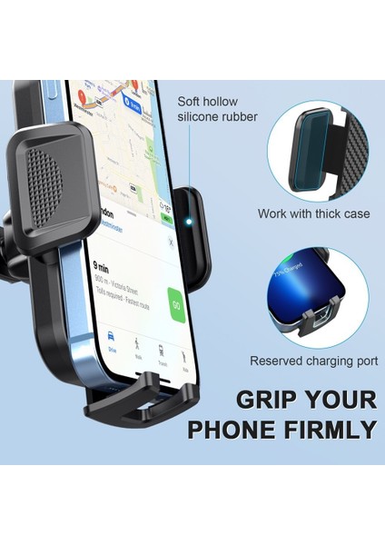 Araba Cep Telefonu Tutucusu Araba Gösterge Paneli Vantuz Geri Çekilebilir Navigasyon Braketi Araba Cep Telefonu Destek Braketi (Yurt Dışından) modelleri