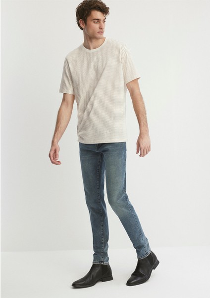 James Lux Black Gölgeli Vintage Mavi Jean PANTOLON0042486542