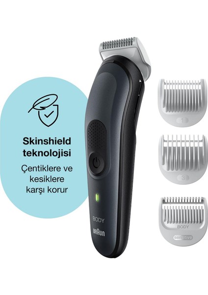 Body Groomer 3340 Skinshield Teknolojisi Vücut Bakım Seti indirimleri