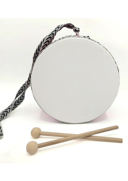 Gerçek Deri | Oyuncak Çocuk Davulu | El Yapımı Hediyelik(1-5 Yaş) (Turuncu) fiyatları