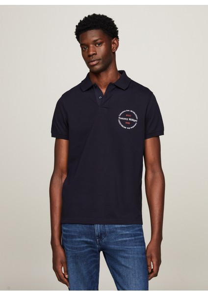 Tommy Hilfiger Mavi Erkek Polo T-Shirt MW0MW34740DW5