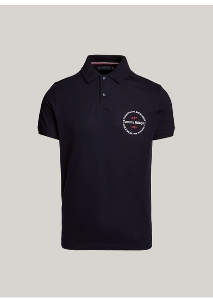 Tommy Hilfiger Mavi Erkek Polo T-Shirt MW0MW34740DW5