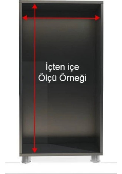 Stor Dolap Kapak Sistemi Manuel Kaset Özel Ölçü 40X75 cm