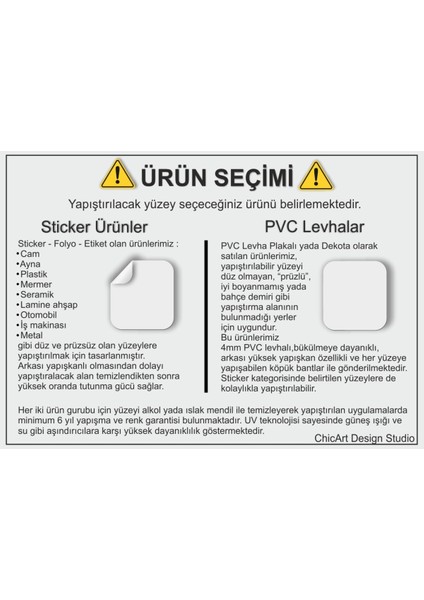 Inşaat Güvenlik Talimatı Pvc Plakalı Uyarı Levhası Dekota Dijital Uv Sticker 25X35 fiyatları