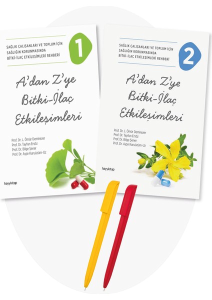 A’dan Z’ye Bitki - Ilaç Etkileşimleri - 1 ve 2 Kitap Set - L. Ömür Demirezer Kollektif -