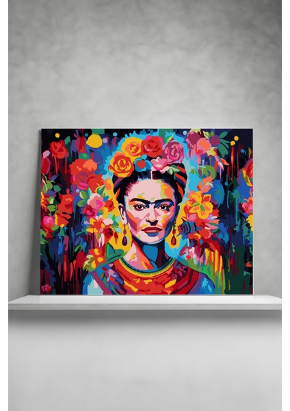 Picasso World Hobby Art Sayılarla Boyama Tuval Hobi Seti Fırça Boya Dahil Frida Kahlo