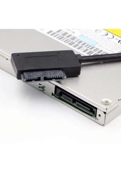 3C Store 7 6 13 Pin Ince Sata USB CD DVD Rom Optik Sürücü Kablo Adaptörü Dönüştürücü QJY99 (Yurt Dışından)