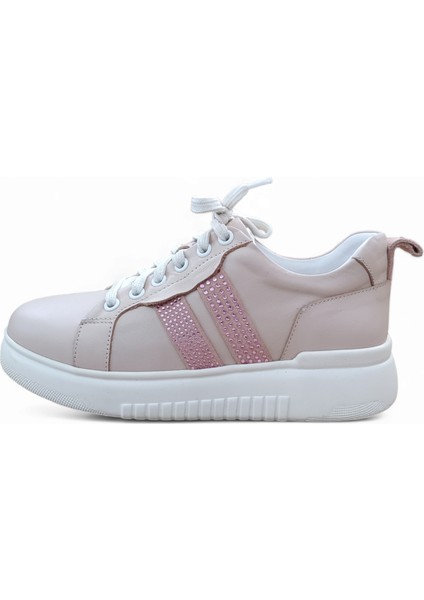 Hakiki Deri Kadın Spor Ayakkabı / Sneakers
