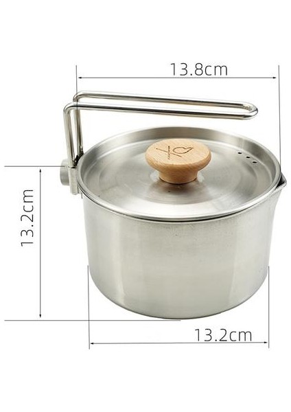 Paslanmaz Çelikten (Gümüş) Açık Çok Fonksiyonlu Kettle (Yurt Dışından)