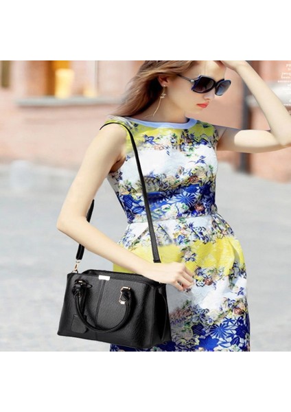 Kadın Deri Omuz Çantası Casual Tote (Yurt Dışından)