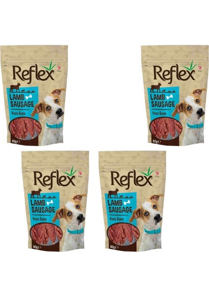 Yumuşak Kuzu Parçacıklı Köpek Ödül Maması 80gr x 4 Adet