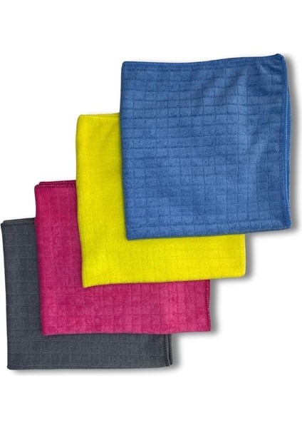4'lü Ithal Sihirli Mikrofiber Temizlik Bezi 40x40
