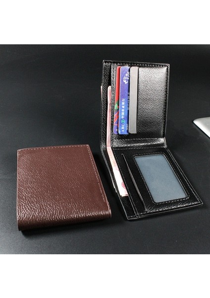 Erkek Bifold Cüzdan Kısa Bozuk Para Cüzdanı (Yurt Dışından)
