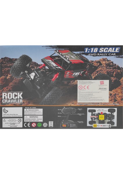 Ethem Oyuncak Rock Crawler 1:18 Rally Car Yl-07