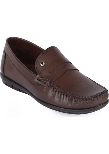 90144 Loafer Erkek Deri Casual Ayakkabı - Kahverengi
