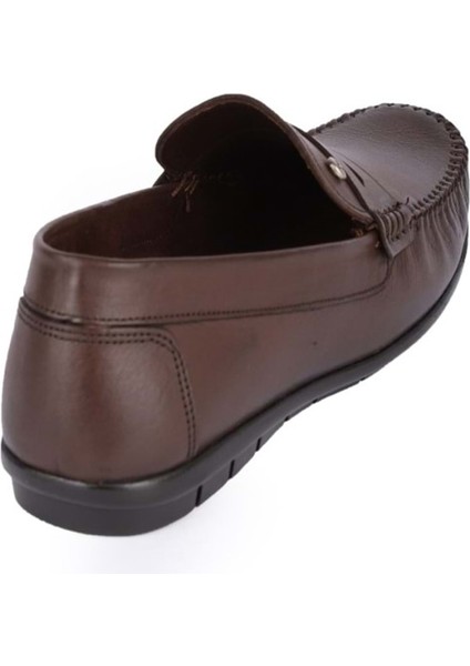 90144 Loafer Erkek Deri Casual Ayakkabı - Kahverengi fırsatları