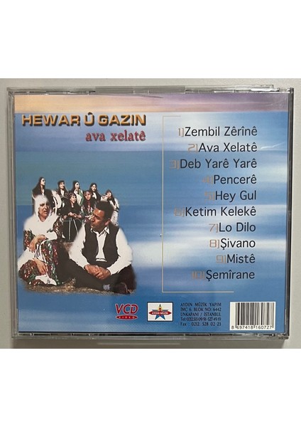 Hewar Ü Gazın Ava Xelate CD (Orjnal Dönem Baskı Cd) fiyatları