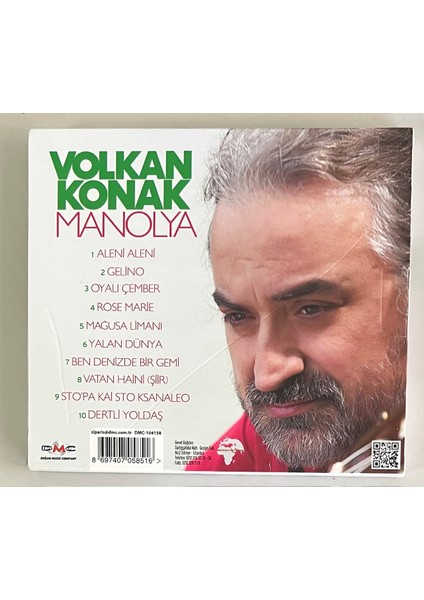 Volkan Konak Manolya Aleni Aleni CD (Orjnal Dönem Baskı) fiyatları