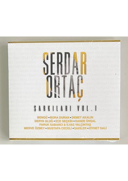 Serdar Ortaç Şarkıları Vol 1 CD (Jelatininde Sıfır Orjnal Dönem Baskı)