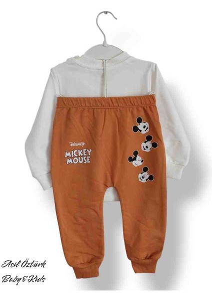 Kuba Kız Erkek Bebek Çocuk Unisex Alt Üst Takım Disney Mickey Mouse Model