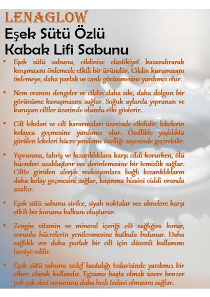 Eşek Sütü / Bal Özlü Kabak Lif Sabun fiyatları