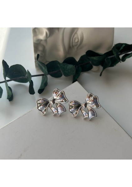 Silver Fiyonk Küpe