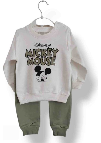 Kuba Kız Erkek Bebek Çocuk Unisex Alt Üst Takım Disney Mickey Mouse Model