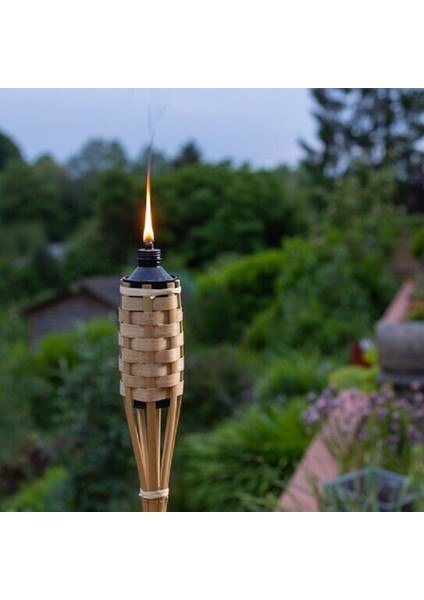 Kuzey Oyuncak 10 Pcs 90 cm Bamboo Torch 10 Adet Vıp 90 cm Bambu Meşale Bahçe Aydınlatma Kır Düğünü Kortej Işıkları