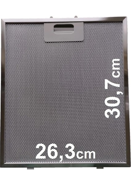 Simfer Davlumbaz 26,2X30,5 cm Arka Ara 12,5 cm Aspiratör Filtresi