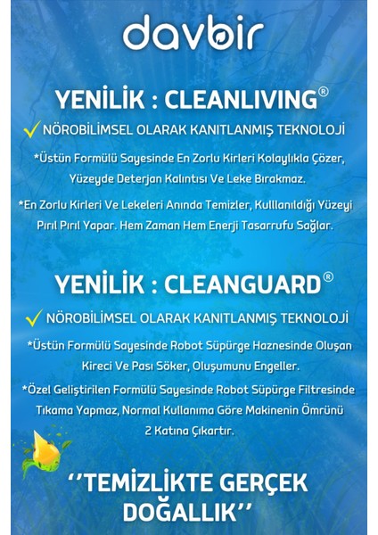 3'lü Set Akıllı Robot Süpürge Deterjanı Beyaz Sabun,türk Hamamı,okyanus Sprey Mop Deterjanı 3x 550ML