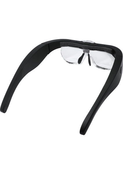 Büyüteç Büyüteç 15X 25X 35X 50X USB Şarj Edilebilir LED Işık Okuma Kuyumcular Saatçı Tamir Giyen (Yurt Dışından)