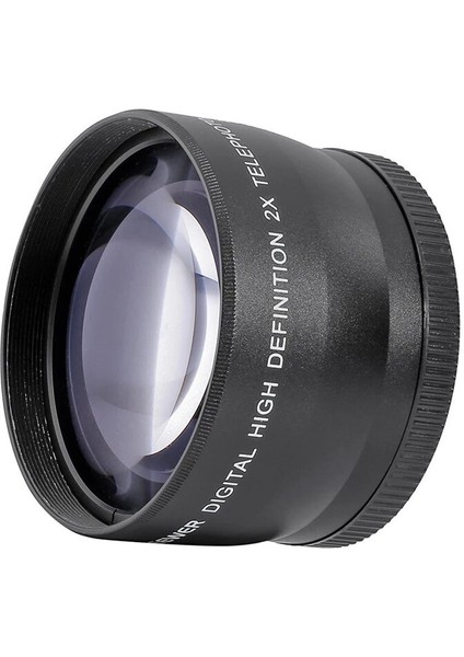 58MM 2x Telefoto Lens Tele Dönüştürücü Canon Nikon Sony Pentax 1855MM Içın (Yurt Dışından) indirimleri