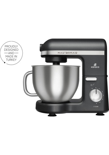 Chef Pro Çift Kollu 5 Lt 6 Hız Kademeli 1750 W Güçlü Motor Hamur Yoğurma & Mutfak Şefi + Hediyeli