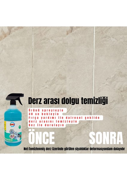 Yağ,kireç,pas Sökücü Çok Amaçlı Sprey 3'ü 1 Arada Beyaz Sirke Katklılı 1000ml* 3 Adet fiyatları