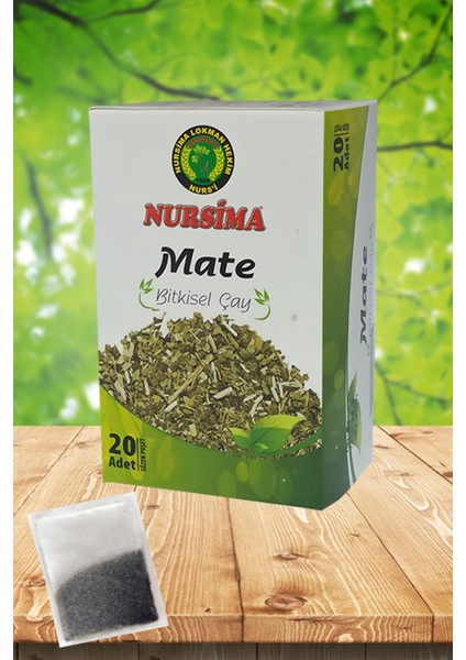 Mate Bitkisel Çay 20 'li Süzen Poşet