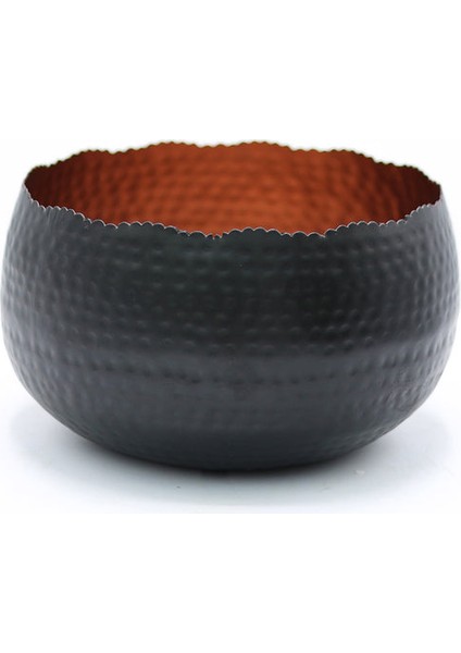 Black Pearl Metal Saksı Büyük Boy