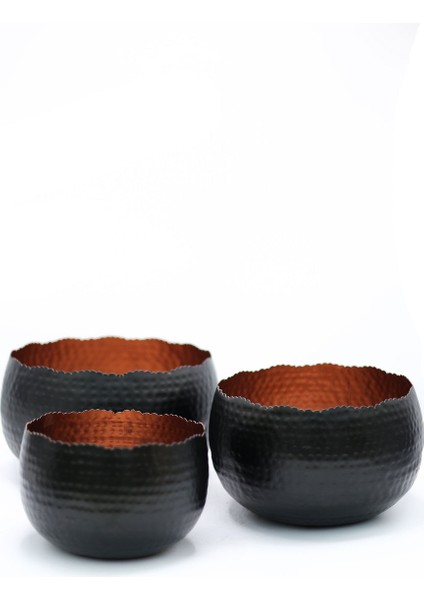 Black Pearl Metal Saksı Büyük Boy fiyatları