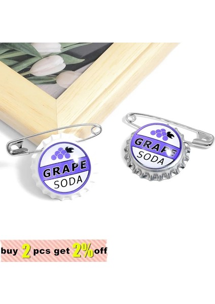 Stil 1 Meyve Suyu Soda Emaye Pimleri Şişe Kapağı Broş Özel Kapsül Broş Çanta Gömlek Yaka Pin Toka Üzüm Takı Hediye Çocuklar Için Arkadaş (Yurt Dışından) modelleri