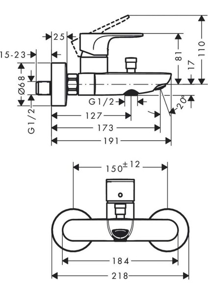 Rebris+Crometta Banyo Seti