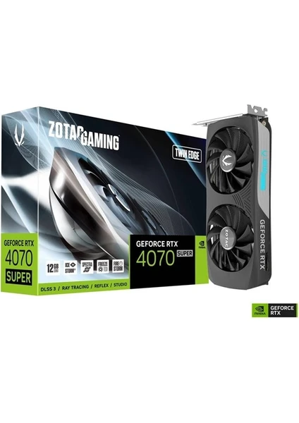 RTX4070 Super 12GB Twın Edge ZT-D40720E-10B GDDR6X 192BIT HDMI Dp Pcıe 4.0