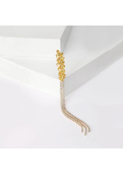 COLOR2171-MX2 Beaut&berry Püskül Kulak Buğday Broş Kadınlar Için Unisex Taklidi Bitki Elbise Takım Elbise Pimleri Aksesuarları Ofis Parti Hediyeler (Yurt Dışından) fırsatları