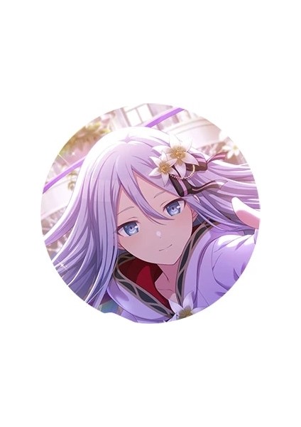 Stil 10 50MM Proje Sekai Anime Yoisaki Kanade 25 Nightcord 50MM Metal Rozet Broş Pins (Yurt Dışından)