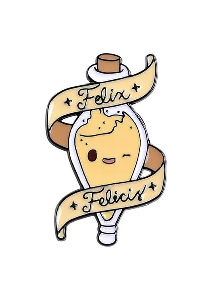 Stil 2 Sihirli Okul Emaye Pimleri Karikatür Büyülü Iksirler Felix Kaymakbirası Doğum Günü Pastası Film Takı Sihirbazı Yaka Iğnesi Çocuklar Için Hediyeler (Yurt Dışından)