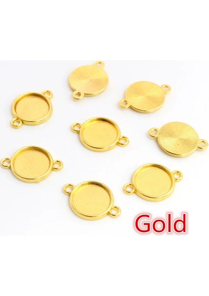 Antik Gümüş 30MM x 10 Adet 8/10/12/14-30MM Iç Boyut Klasik 7 Renk Tek Taraflı Çift Asılı Basit Stil Cabochon Taban Ayarı Charms Kolye (Yurt Dışından) indirimleri