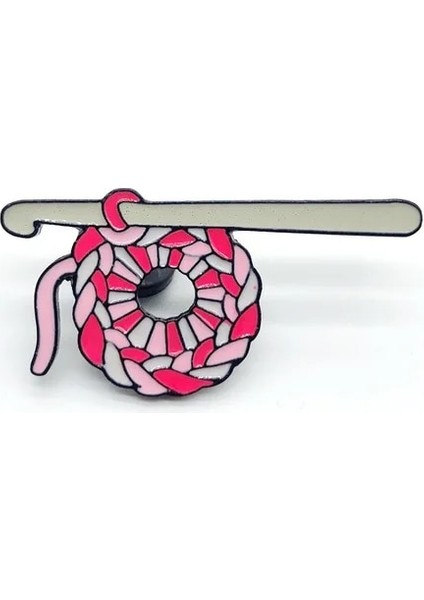 Stil 1 Retro Örgü Yün Topu Tığ Kanca Büyükannenin Takı Hediye Emaye Broş Örgü Bir Kazak Yaratıcı Rozet Örücü Yaka Pin (Yurt Dışından)