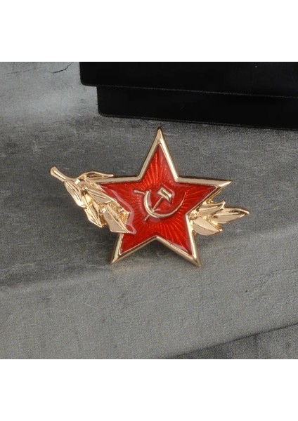Stil 6 Vintage Sovyetler Birliği Orak Emaye Broş Kırmızı Yıldız Çekiç Cccp Pentagram Rozeti Ceket Çanta Rozeti Yaka Iğnesi Takı (Yurt Dışından)