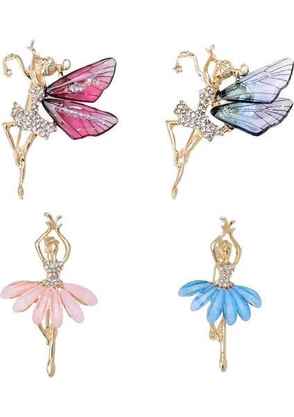 T Moda Melek Kakma Zirkon Broş Alaşım Rhinestone Payet Korsaj Kadınlar Için Kelebek Yusufçuk Arı Broş Böcek Takı Hediyeler (Yurt Dışından) modelleri