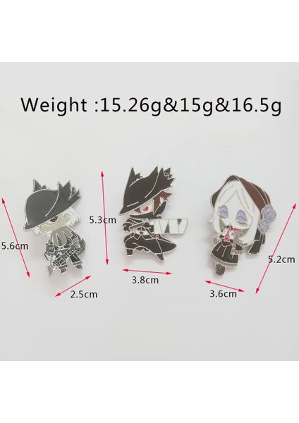 R17 Sg Yeni Bloodborne ve Dark Souls Avcılar Ludwig Maria Kan Kaynağı Bebek Figürü Gömlek Ceket Broşlar Iğneler Anahtarlık Gerdanlık Takı (Yurt Dışından) modelleri